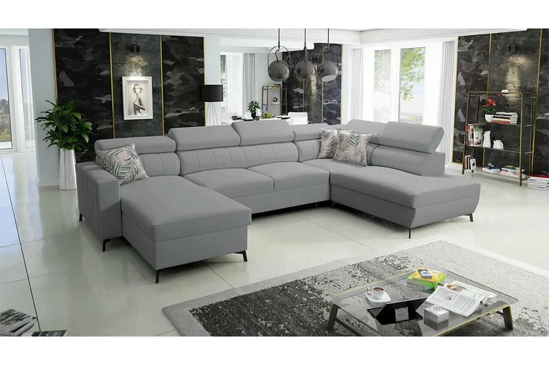 Galbally 5-sits Hörnbäddsoffa - Möbler - Soffa - Bäddsoffa