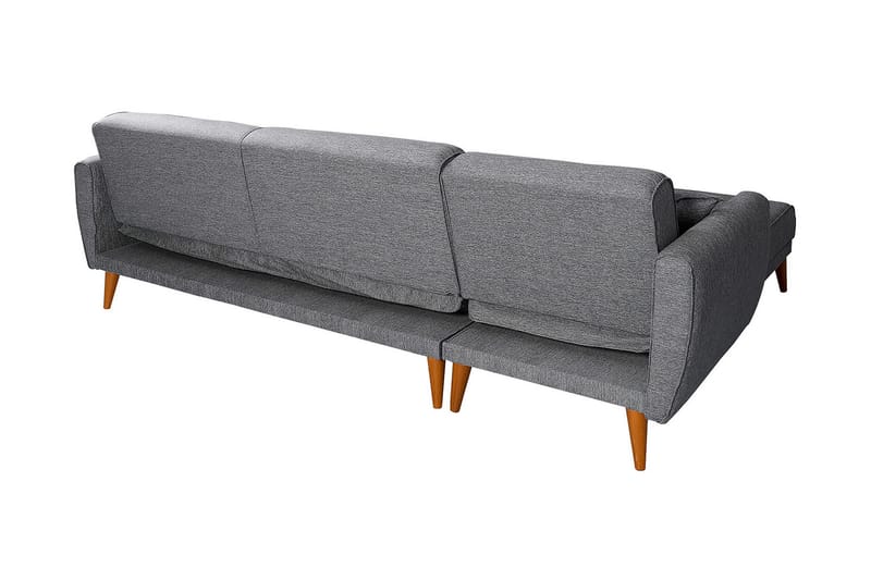 Gjoni Bäddsoffa med Divan Vänster - Grå - Möbler - Soffa - Bäddsoffa