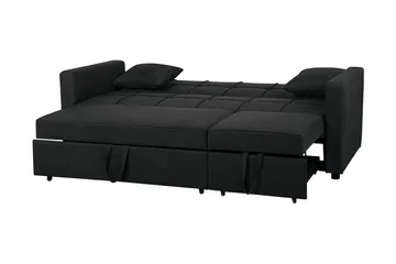 Glomma Bäddsoffa 207 cm - Svart - Möbler - Soffa - Bäddsoffa