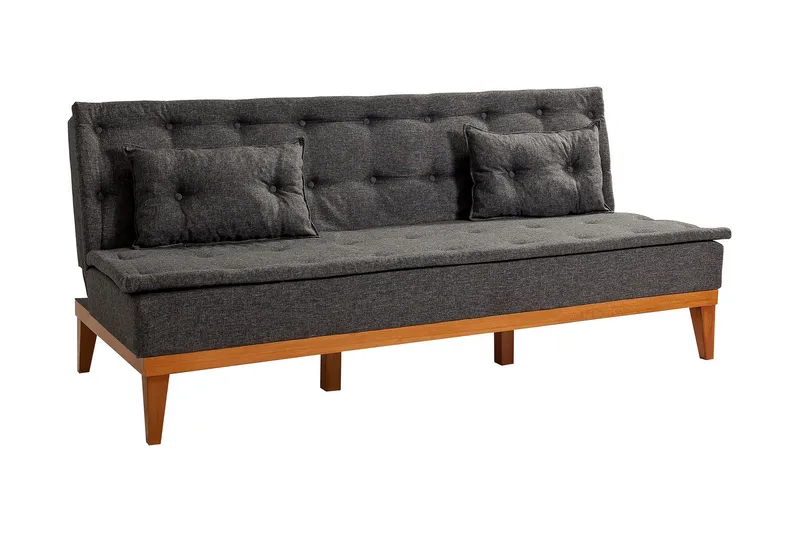 Glyddyn 3-sits Bäddsoffa - Grå - Möbler - Soffa - Bäddsoffa