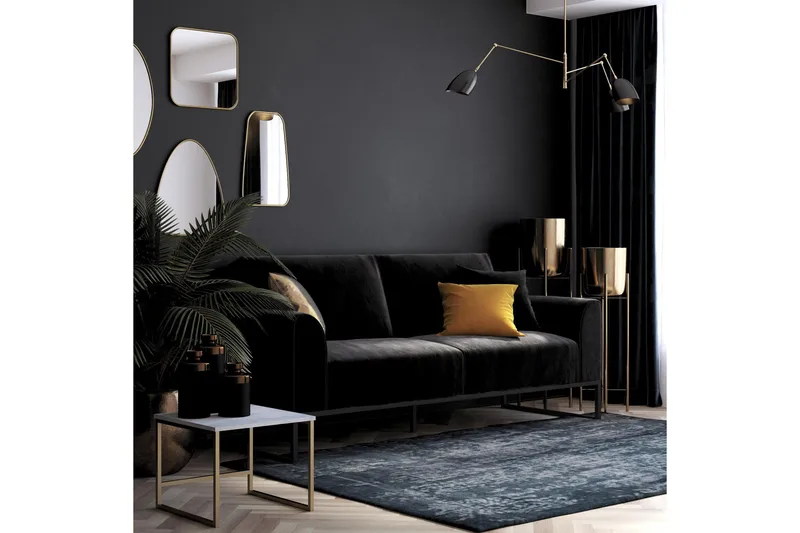 Gonxhe Bäddsoffa - Svart - Möbler - Soffa - Bäddsoffa