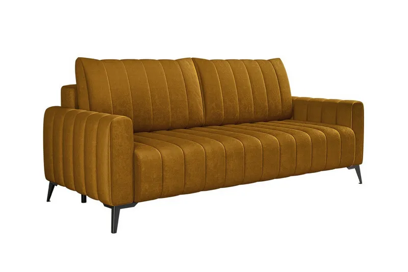Graystone 2-sits Bäddsoffa Dark yellow