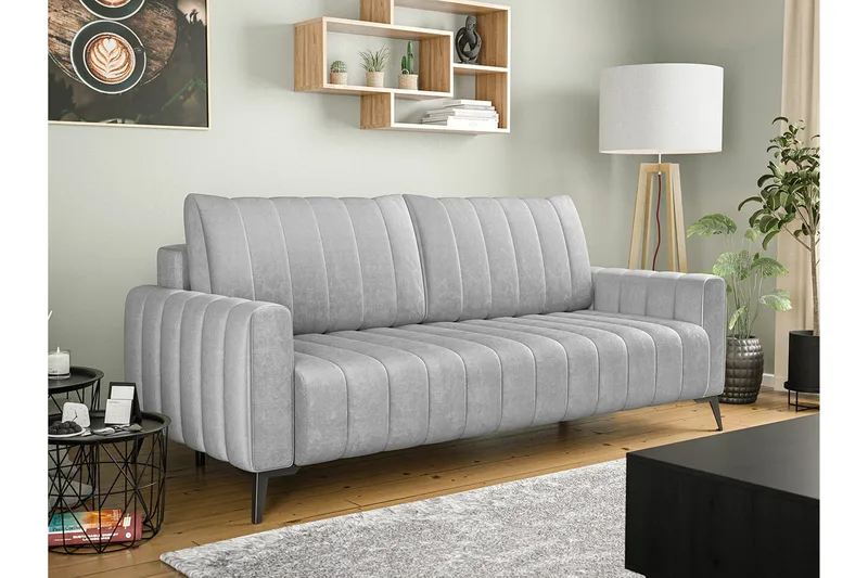 Graystone 2-sits Bäddsoffa Ljusgrå - Möbler - Soffa - Bäddsoffa
