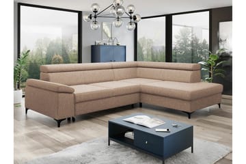Graystone 3-sits Hörnbäddsoffa - Ljusbrun - Möbler - Soffa - Bäddsoffa