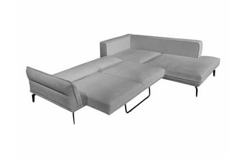 Graystone 4-sits Hörnbäddsoffa Ljusgrå - Möbler - Soffa - Divansoffor & schäslongsoffa - 4 sits soffa med divan