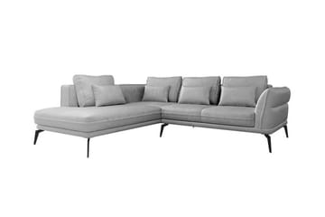 Graystone 4-sits Hörnbäddsoffa Ljusgrå - Möbler - Soffa - Divansoffor & schäslongsoffa - 4 sits soffa med divan