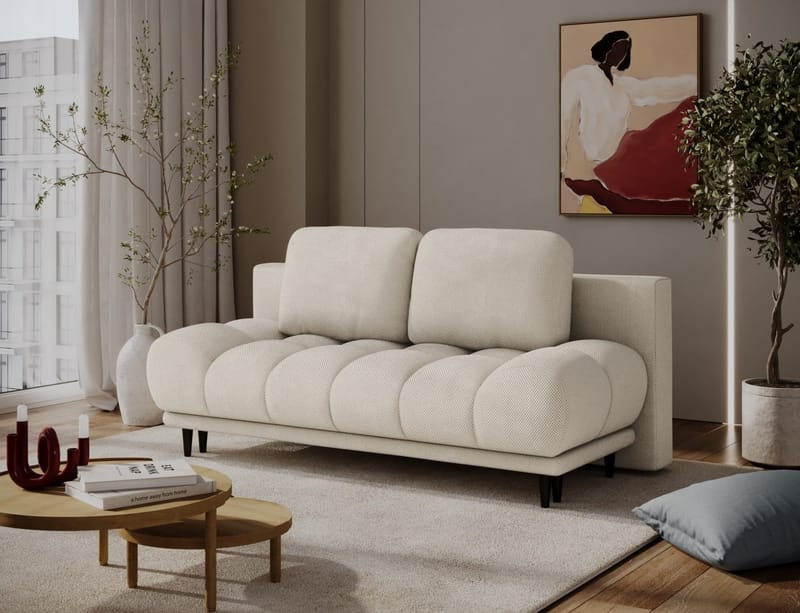 Guavio 2-sits Bubblig Bäddsoffa med förvaring - Calmora 18 - Möbler - Soffa - Bäddsoffa