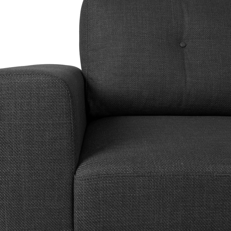 Hörnbäddsoffa 3-sits Vändbar L-formad 150x196 cm med Förvaring i Tyg - Antracit - Möbler - Soffa - Bäddsoffa
