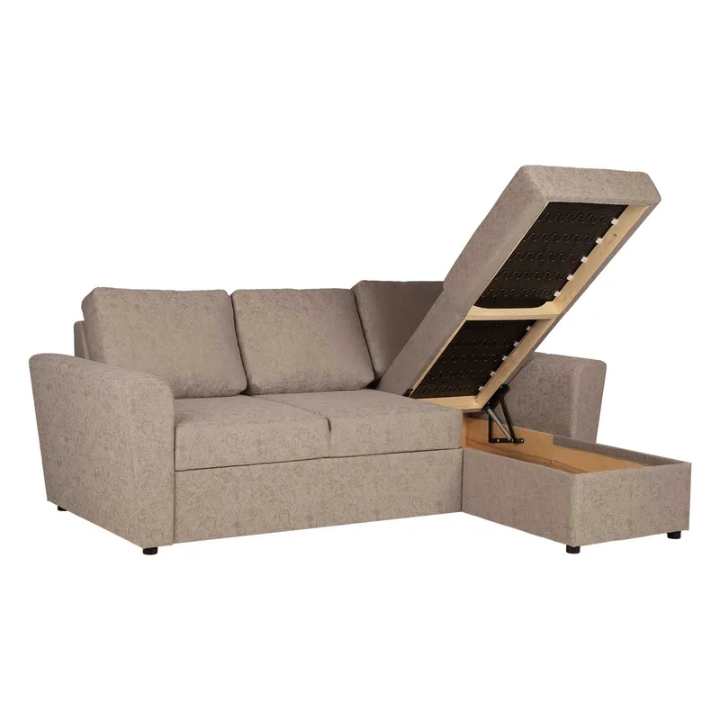 Hörnbäddsoffa Fenor - Beige - Möbler - Soffa - Bäddsoffa