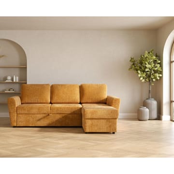 Hörnbäddsoffa Fenor - Ljusgul - Möbler - Soffa - Bäddsoffa