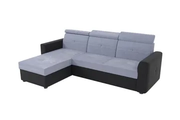 Hunglader 3-sits Hörnbäddsoffa Black - Möbler - Soffa - Bäddsoffa - Bäddsoffa divan