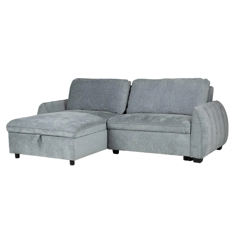 Hörnbäddsoffa Klevor - blågrön - Möbler - Soffa - Bäddsoffa