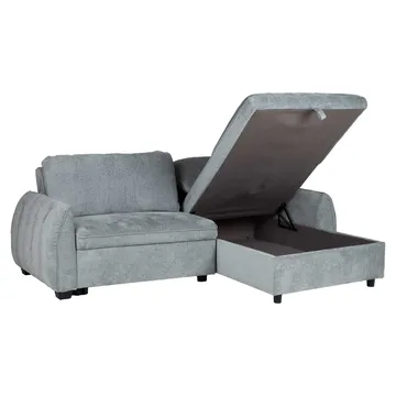 Hörnbäddsoffa Klevor - blågrön - Möbler - Soffa - Bäddsoffa