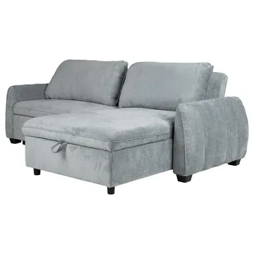 Hörnbäddsoffa Klevor - blågrön - Möbler - Soffa - Bäddsoffa