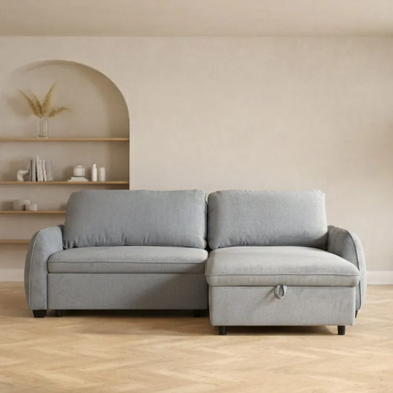 Hörnbäddsoffa Klevor - blågrön - Möbler - Soffa - Bäddsoffa