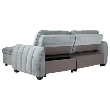 Hörnbäddsoffa Klevor - blågrön - Möbler - Soffa - Bäddsoffa