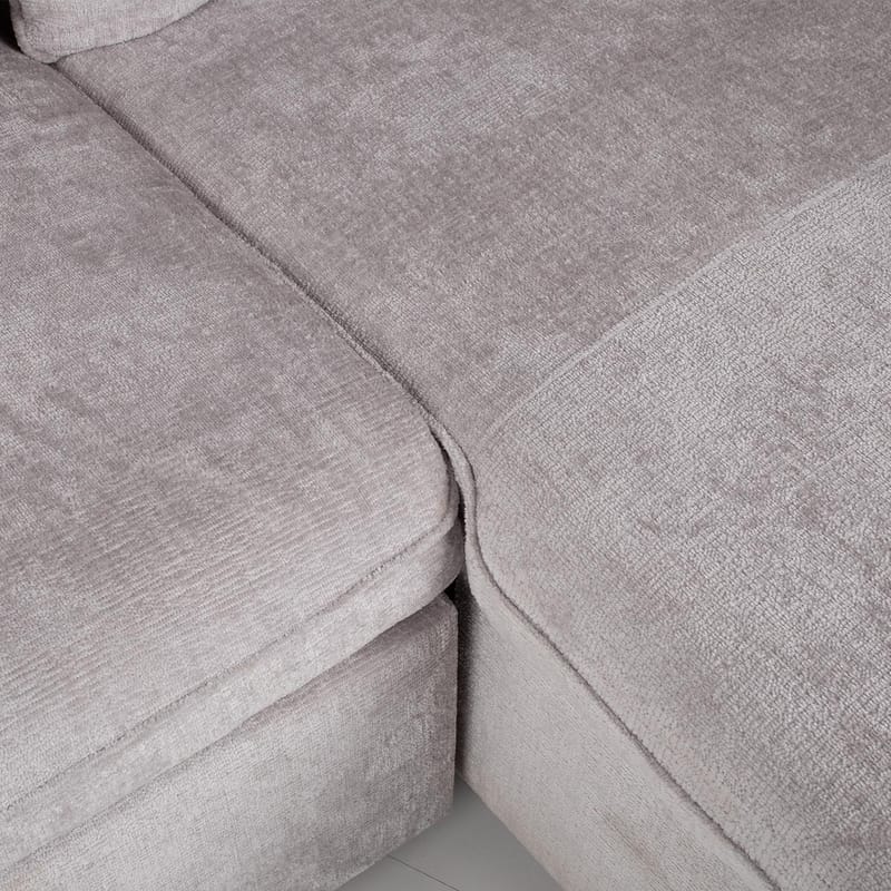 Hörnbäddsoffa Klevor - Ljusgrå - Möbler - Soffa - Bäddsoffa
