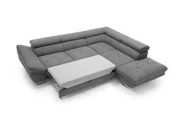 Hörnbäddsoffa - Mörkgrå - Möbler - Soffa - Bäddsoffa