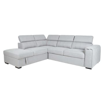 Hörnbäddsoffa Selmar Vänster - Grå - Möbler - Soffa - Bäddsoffa