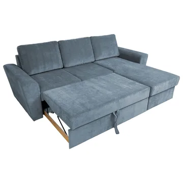 Hörnbäddsoffa Tjörnö - Grå - Möbler - Soffa - Bäddsoffa