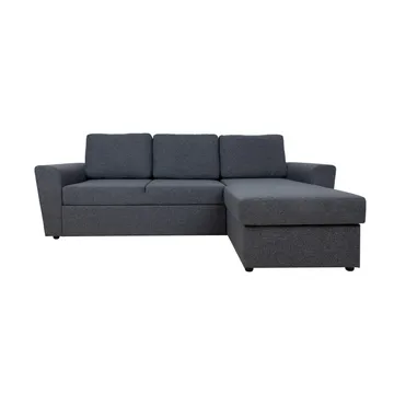 Hörnbäddsoffa Tjörnö - Mörkgrå - Möbler - Soffa - Bäddsoffa