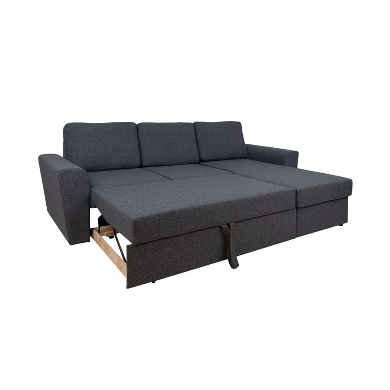 Hörnbäddsoffa Tjörnö - Mörkgrå - Möbler - Soffa - Bäddsoffa