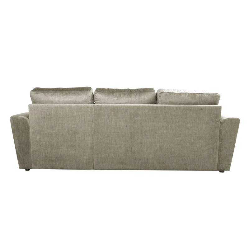 Hörnbäddsoffa Tjörnö sammet - beige sammet - Möbler - Soffa - Bäddsoffa
