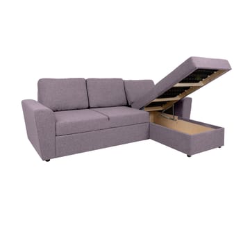 Hörnbäddsoffa Tjörnö - Vintage rosa - Möbler - Soffa - Bäddsoffa