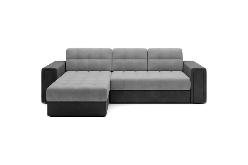 Hörnsoffa Eltap Blenvi 260x150x82 cm - Monolith 84,Monolith 97, Grå - Möbler - Soffa - Bäddsoffa