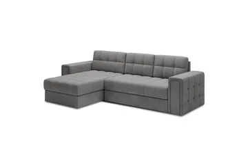 Hörnsoffa Eltap Blenvi 260x150x82 cm - Monolith 85, Grå - Möbler - Soffa - Bäddsoffa