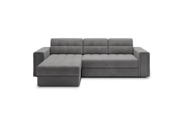 Hörnsoffa Eltap Blenvi 260x150x82 cm - Monolith 85, Grå - Möbler - Soffa - Bäddsoffa