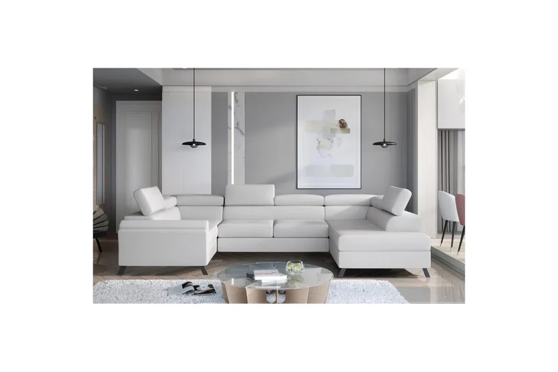 Hörnsoffa Eltap Escada 336x200x92 cm, Soft 17, Höger