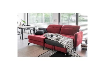 Hörnsoffa Eltap Lorelle 225x160x105 cm - Paros 02, Beige, Vänster - Möbler - Soffa - Bäddsoffa