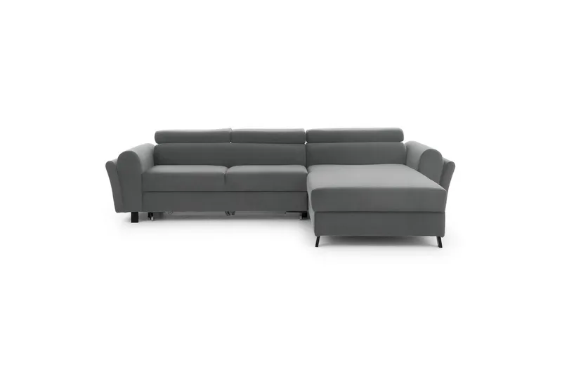 Hörnsoffa Eltap Mariall 288x200x92 cm - Paros 05, Ljusgrå, Höger - Möbler - Soffa - Bäddsoffa