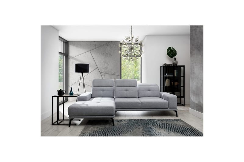 Hörnsoffa Eltap Torrense 265x175x98 cm - Primo 88, Grå, Vänster - Möbler - Soffa - Bäddsoffa