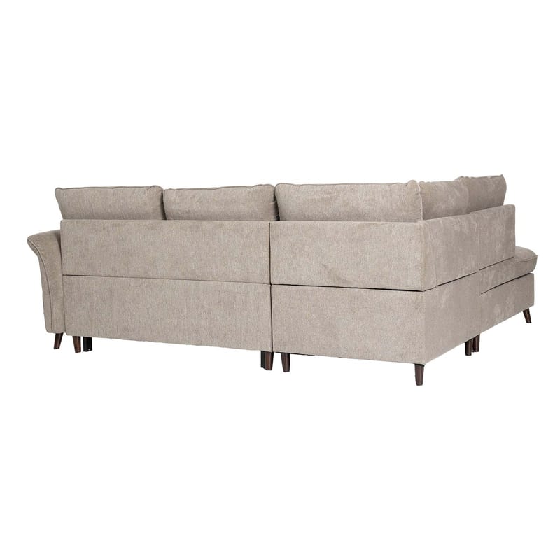 Hörnsoffa Lindy Vänsterhörn - ljusbrun - Möbler - Soffa - Bäddsoffa