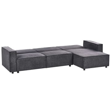 Hörnsoffa Romedal II - Grå, svart/Vänstervänd - Möbler - Soffa - Bäddsoffa