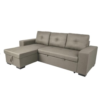 Hörnsoffbädd Carita - beige - Möbler - Soffa - Bäddsoffa