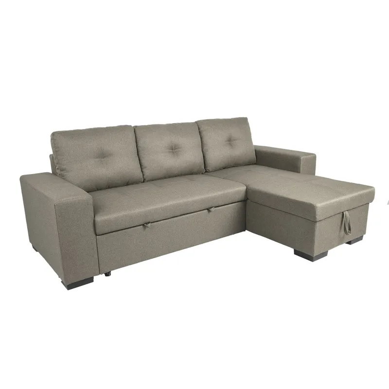 Hörnsoffbädd Carita - beige - Möbler - Soffa - Bäddsoffa