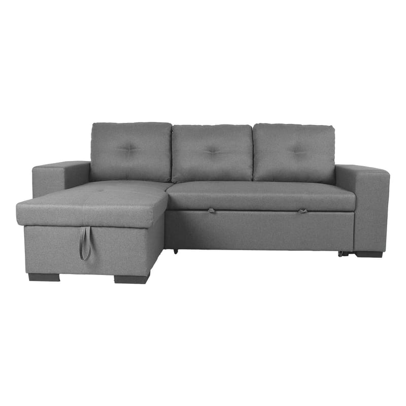 Hörnsoffbädd Carita - grå - Möbler - Soffa - Bäddsoffa