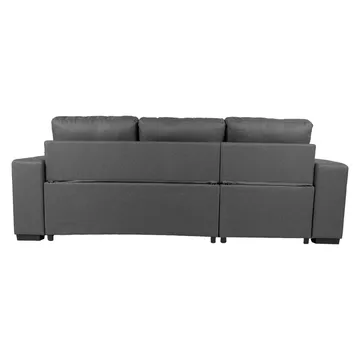 Hörnsoffbädd Carita - mörkgrå - Möbler - Soffa - Bäddsoffa