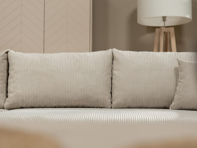 Handda 3-sits Bäddsoffa med divan - beige - Möbler - Soffa - Bäddsoffa