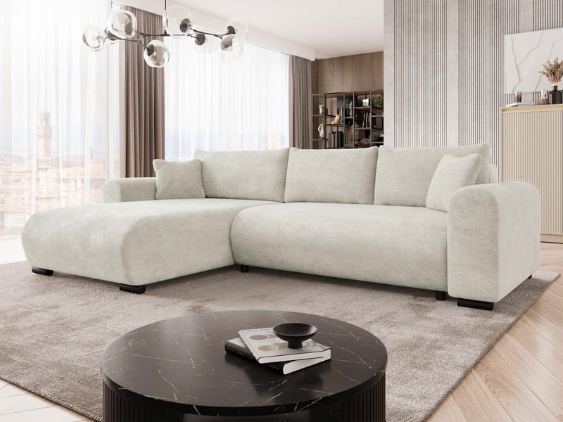 Handda 3-sits Bäddsoffa med divan - beige - Möbler - Soffa - Bäddsoffa