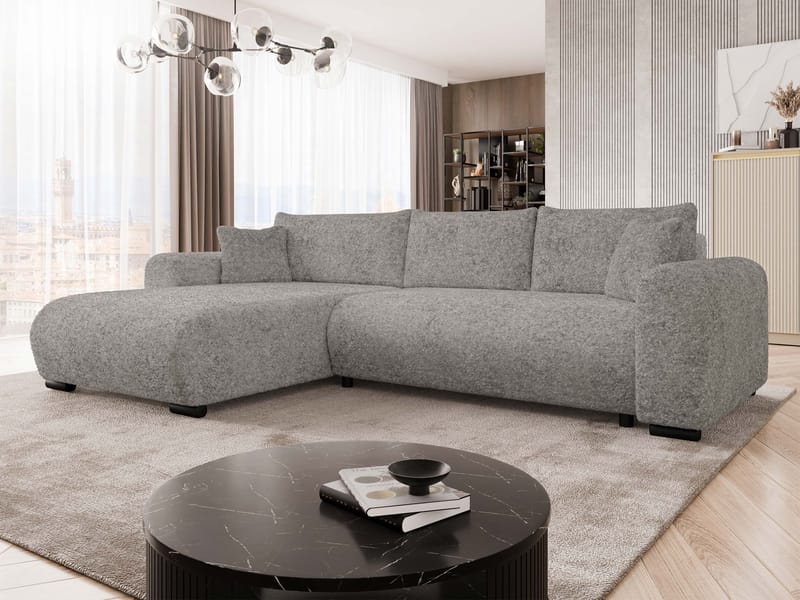 Handda 3-sits Bäddsoffa med divan - grå - Möbler - Soffa - Bäddsoffa