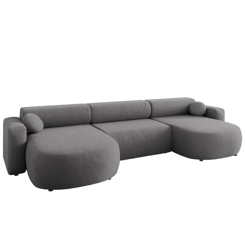Hanish Bäddsoffa Dubbeldivan 5-sits - Grå - Möbler - Soffa - Bäddsoffa