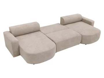 Hanish Bäddsoffa Dubbeldivan 5-sits - Vit - Möbler - Soffa - Bäddsoffa