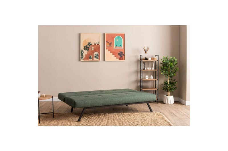 Hetalia Bäddsoffa 3-sits - Grön - Möbler - Soffa - Bäddsoffa