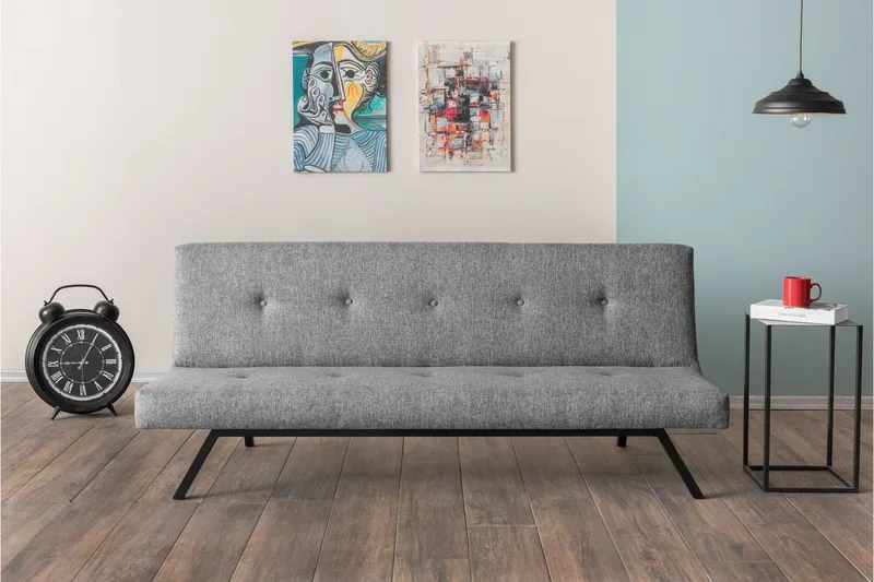 Hetalia Bäddsoffa 3-sits - Ljusgrå - Möbler - Soffa - Bäddsoffa