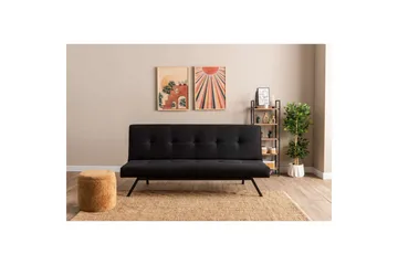 Hetalia Bäddsoffa 3-sits - Svart - Möbler - Soffa - Bäddsoffa