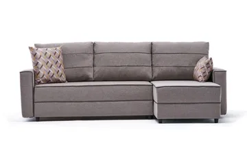 Highbank Bäddsoffa m. Divan 4-sits 200x150 - Cream - Möbler - Soffa - Bäddsoffa